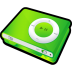 iPod Shuffle Green Icon 72x72 png